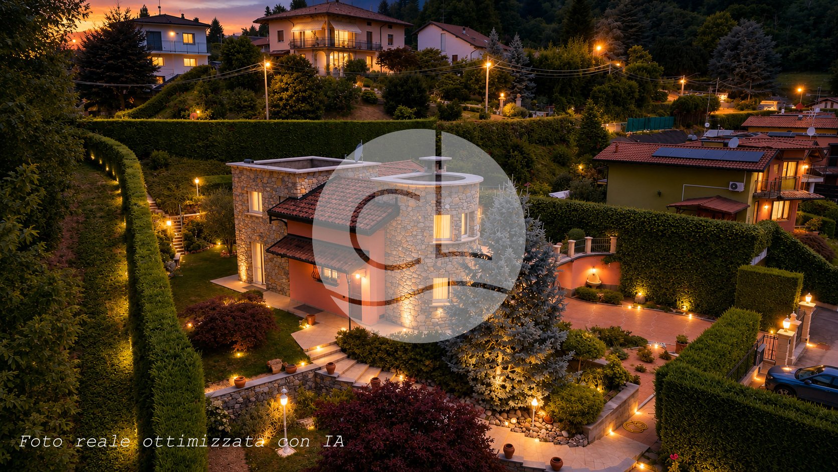 21 VISTA ESTERNA SERALE