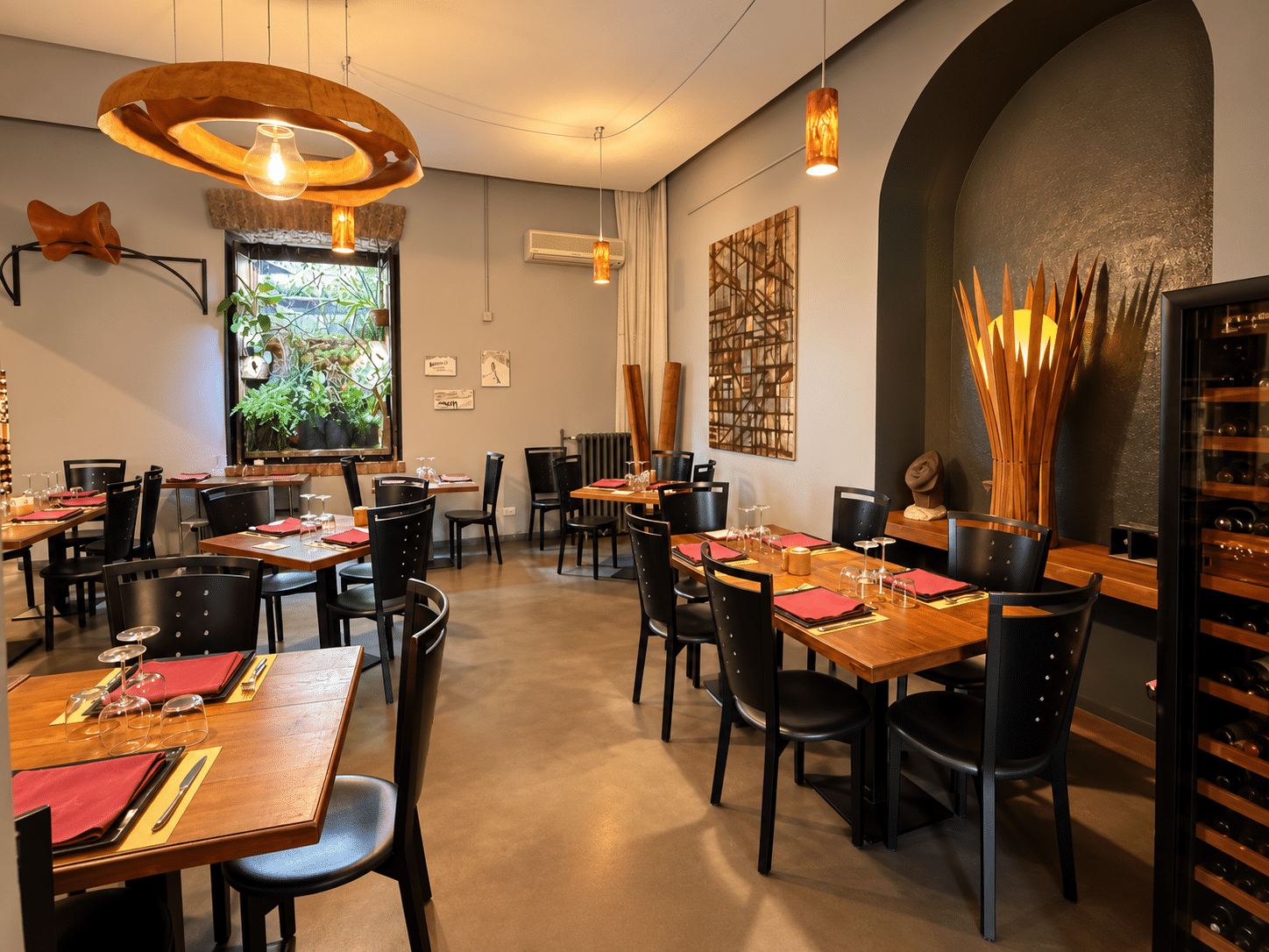 Sala da pranzo accogliente e raffinata